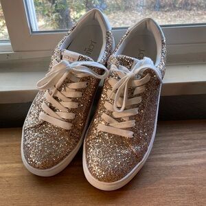 J. Crew Factory glitter sneakers